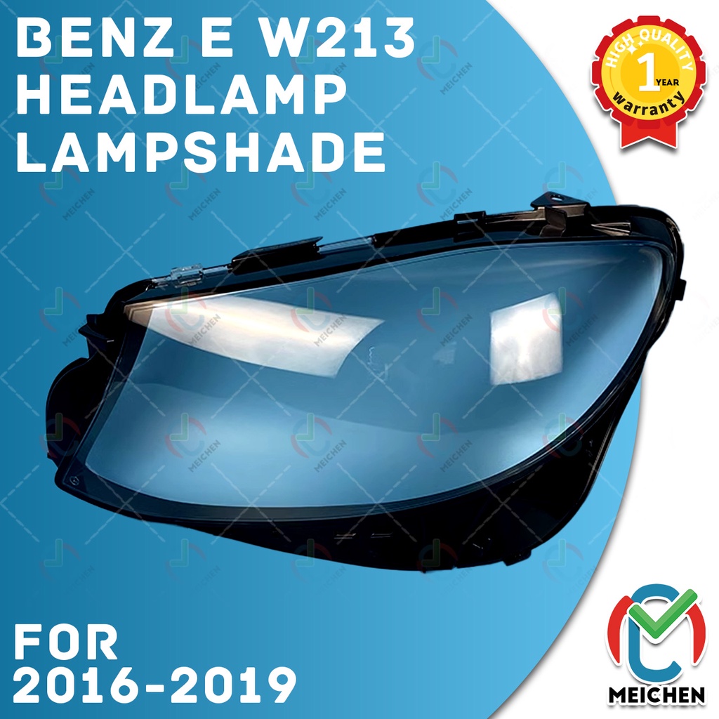 ฝาครอบไฟหน้า เลนส์ สําหรับ Mercedes Benz E W213 (2016-2019) E300 E200 E260 E350 E250 เลนส์ไฟหน้า ฝาครอบไฟหน้า ไฟหน้ารถยนต์ ไฟหน้าสําหรับ ฝาครอบไฟหน้าตรงรุ่น ฝาครอบเลนส์  headlamp cover ไฟหน้า โคมไฟหน้า ฝาครอบเลนส์