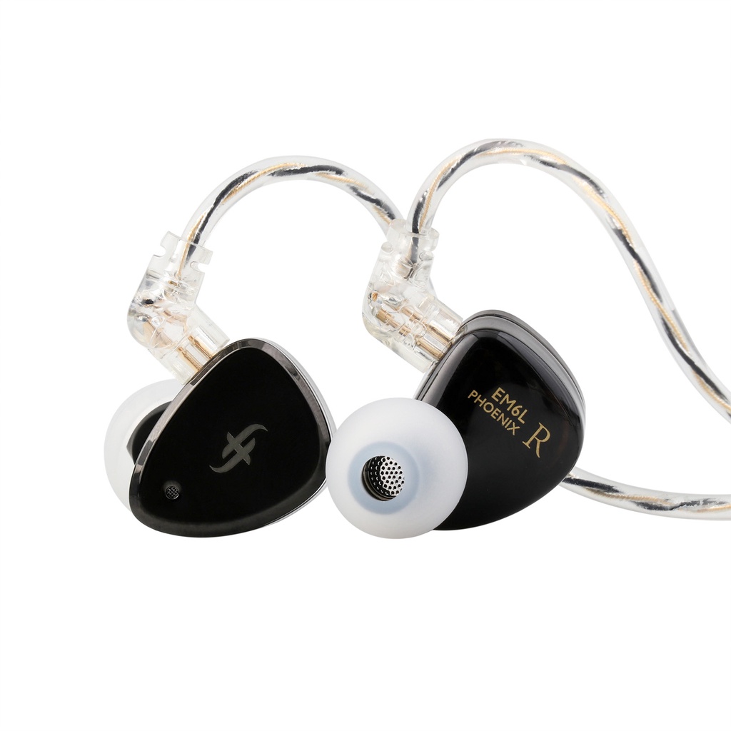 Simgot EM6L 1DD + 4BA ไดรเวอร์ไฮบริด มอนิเตอร์ อินเอียร์ HiFi IEM หูฟัง พร้อมสายเคเบิลสีเงิน OFC ถอดออกได้ สําหรับนักดนตรี ออดิโอไฟล์