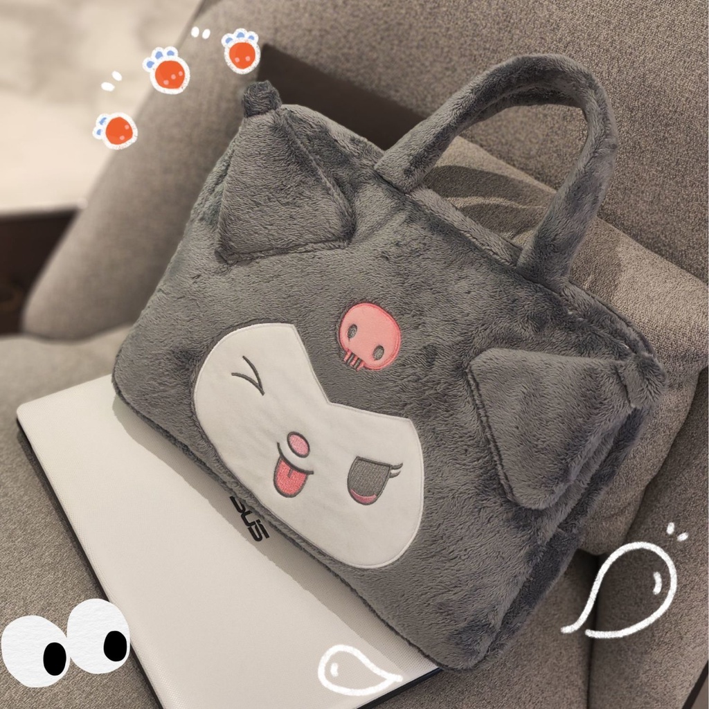 กระเป๋าถือ กระเป๋าใส่แล็ปท็อป ลายการ์ตูนน่ารัก สําหรับแล็ปท็อป iPad และอุปกรณ์อื่น ๆ