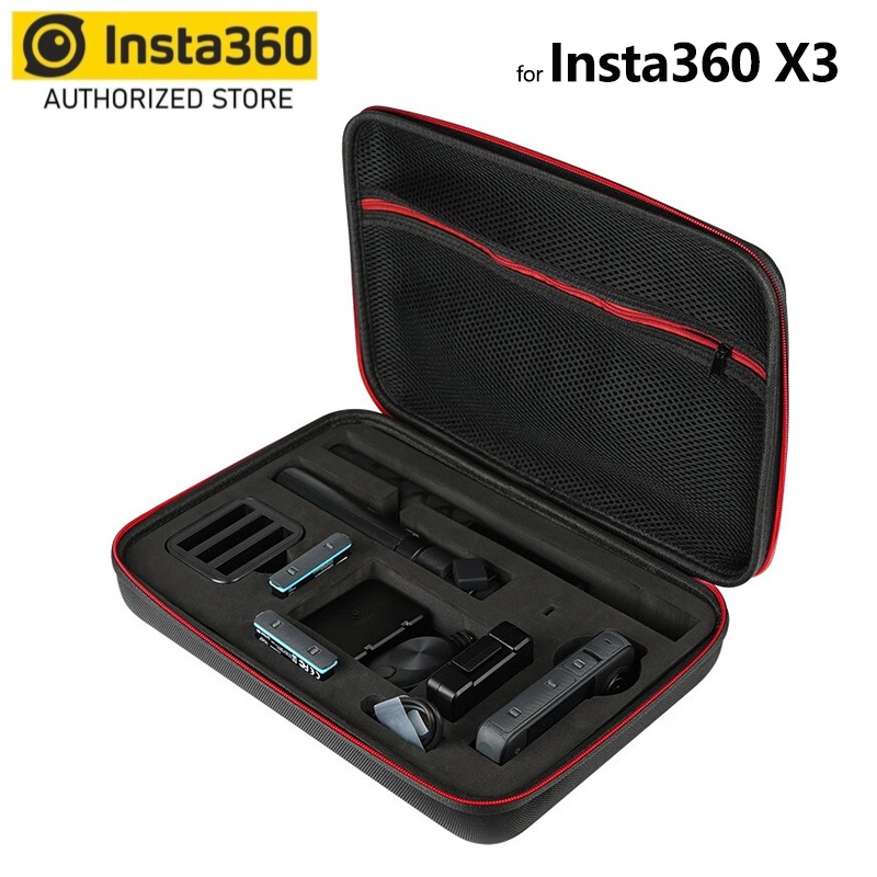กระเป๋าเก็บกล้อง แบบพกพา อุปกรณ์เสริม สําหรับ Insta360 X3 Insta360 One X3