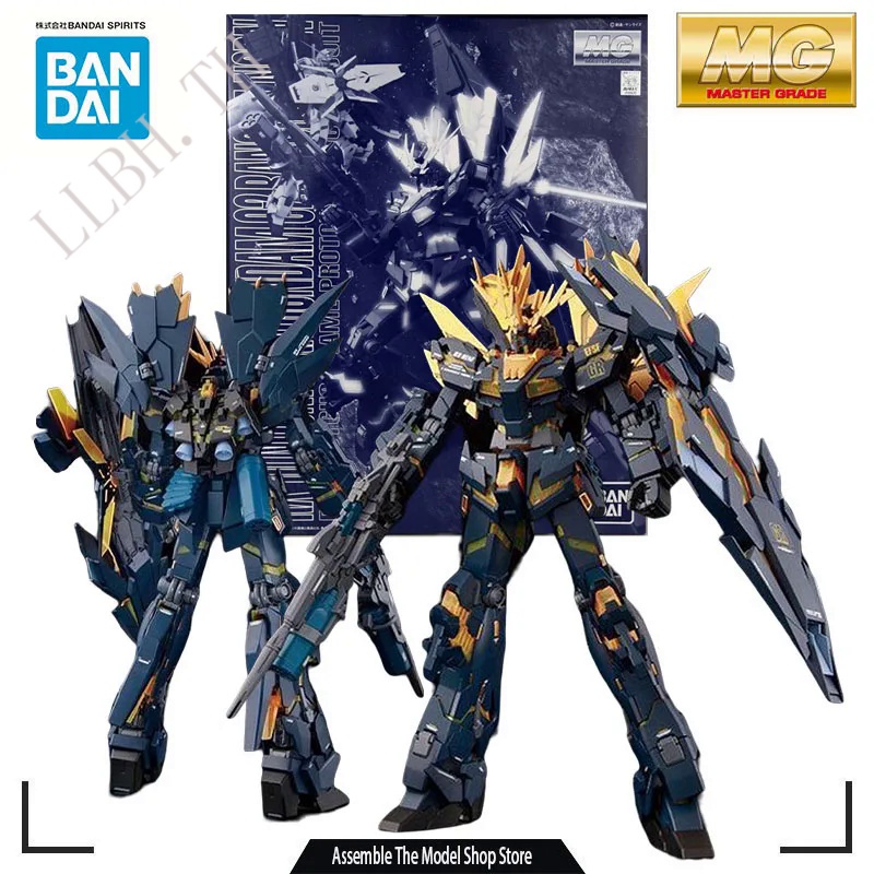 Bandai Original Model Kit MG RX-0 [N] Unicorn GUNDAM 2 Banshee norn 1/100อะนิเมะ Action FIGURE ASSEM