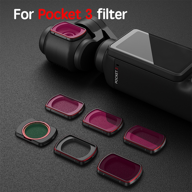 สําหรับ DJI Osmo Pocket 3 Pocket Camera Magnetic Filter DJI Sports Camera Accessories