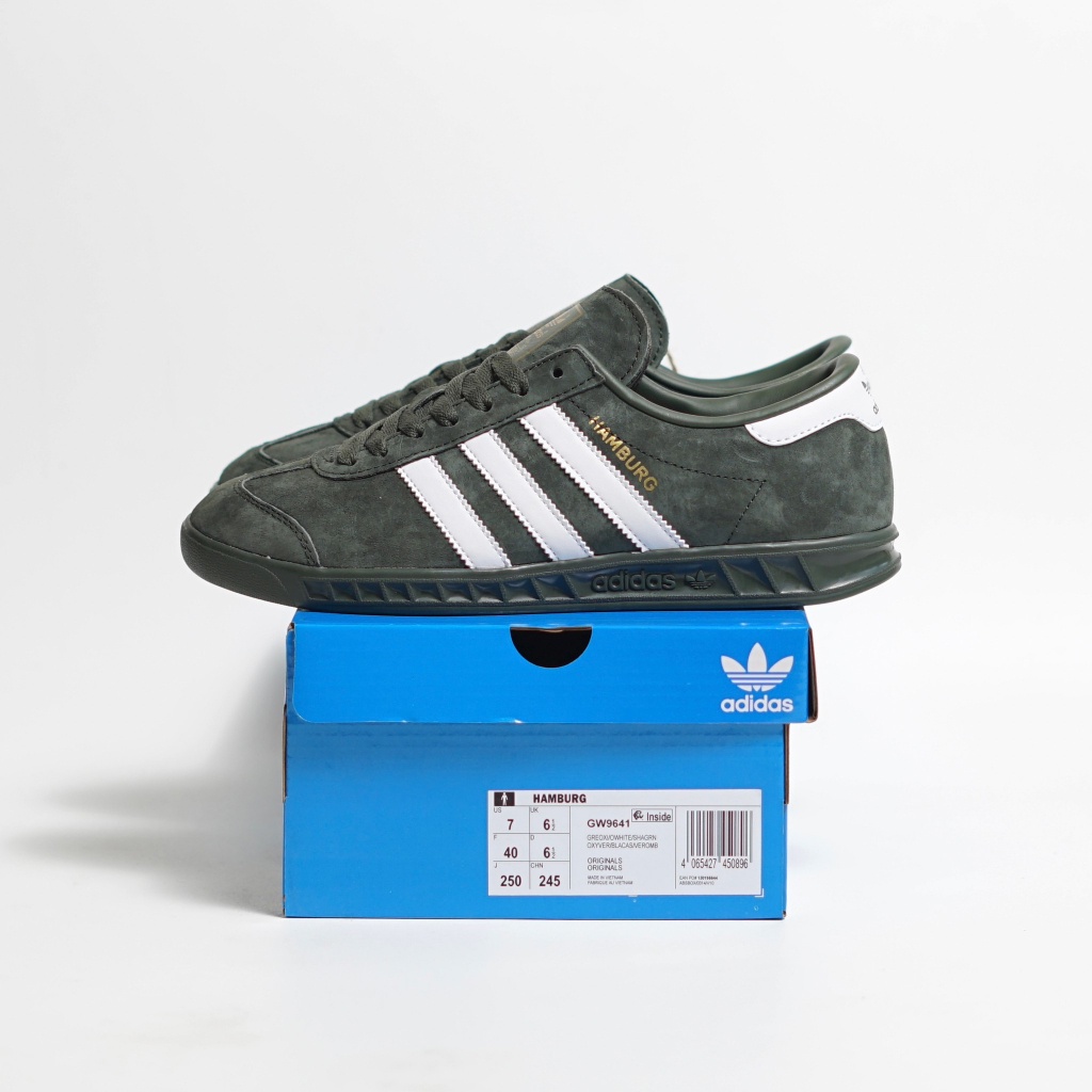 Adidas HAMBURG Green Oxide Shoes - Adidas Sneakers
