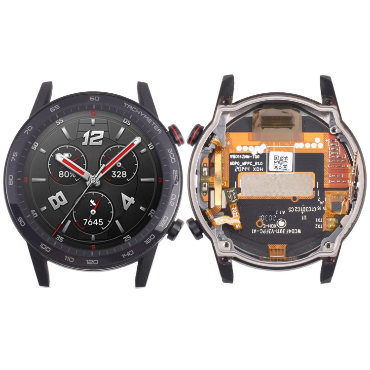 อะไหล่นาฬิกาข้อมือ หน้าจอ LCD พร้อมกรอบ สําหรับ Honor Magic Watch GS 3i