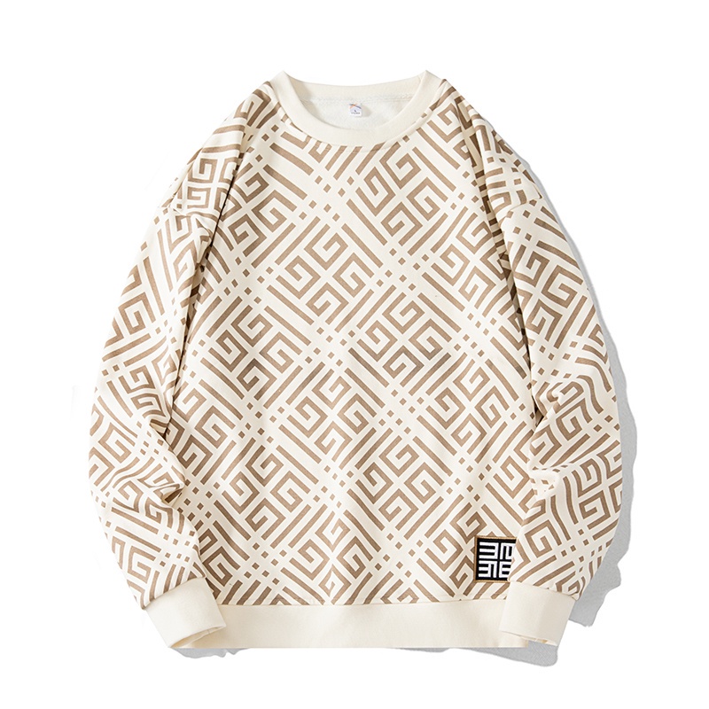 เสื้อกันหนาวแขนยาวสำหรับผู้ชาย ไซส์ใหญ่ 5XL-7XL สวมใส่ง่ายและคล่องตัว - รูปที่ 4