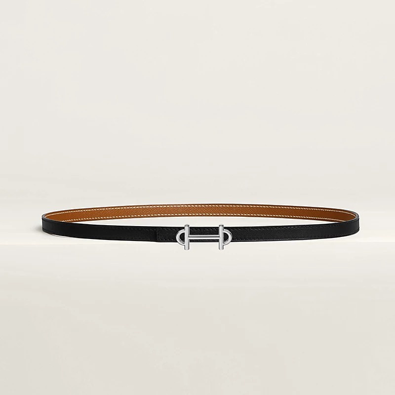 Qualtiy หัวเข็มขัดแกมมา 13 มม. และเข็มขัดหนังกลับด้านได้ พร้อมกล่องของขวัญ ของแท้