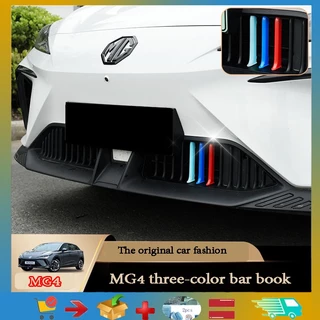 MG4/MG ESแผงตก แต่งด้านนอกของรถแถบกันชนกลาง ที่มีการดัดแปลงแถบMG4 EV/MULANรถยนต์สีสามสีตรงกลางตก แต่งแถบ