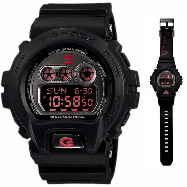 C;asio G;Shock GDX6900 ซีรีส์ตัวเลขสีดําแดง นาฬิกาสปอร์ตผู้ชาย jh026