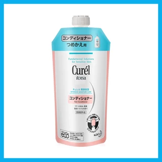 Curel Intensive Moisture Care Hair Conditioner 340ml คิวเรล แฮร์ คอนดิชันเนอร์ ครีมนวดผม สำหรับหนังศีรษะบอบบางแพ้ง่า...