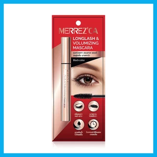 Merrezca Longlash Volumizing Mascara 6.5g เมอร์เรซกา มาสคาร่าสูตรพิเศษ เพิ่มขนตาหนา ยาว.