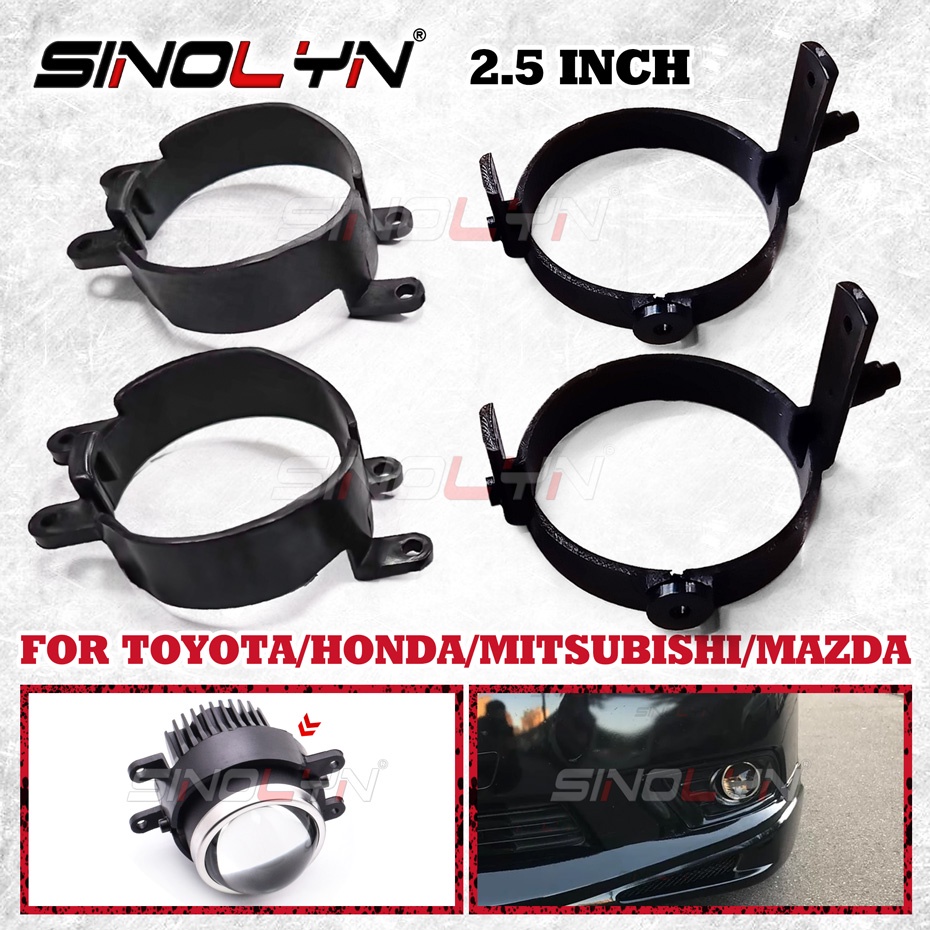 Sinolyn Foglight Mounting Bracket สกรูสําหรับ Toyota/Mitsubishi/Honda/Mazda Hi Lo Beam Bi-Xenon Bi-L