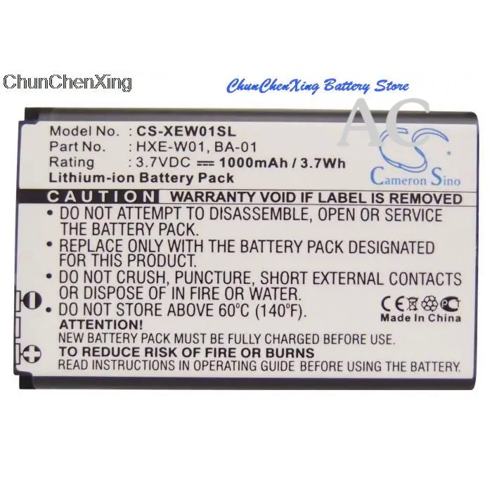 AC Cameron Sino 1000mAh Battery for Qstarz BT-Q810,BT-Q818X,For ROUTE 66 Bluetooth GPS,66 Bluetooth 