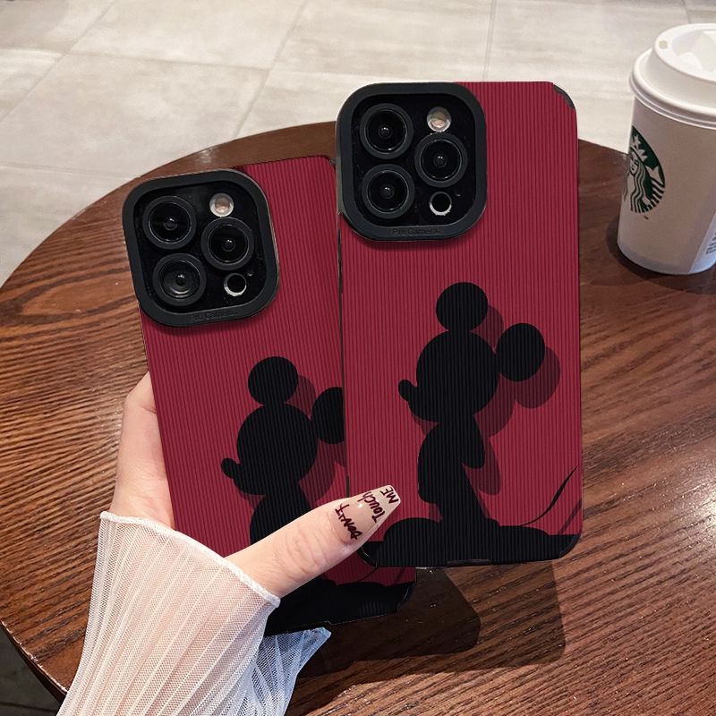 เคสโทรศัพท์มือถือ แบบนิ่ม ลายมิกกี้ เมาส์ สําหรับ Apple Iphone 14 15Promax 13 12 11 XS XR 7 8Plus