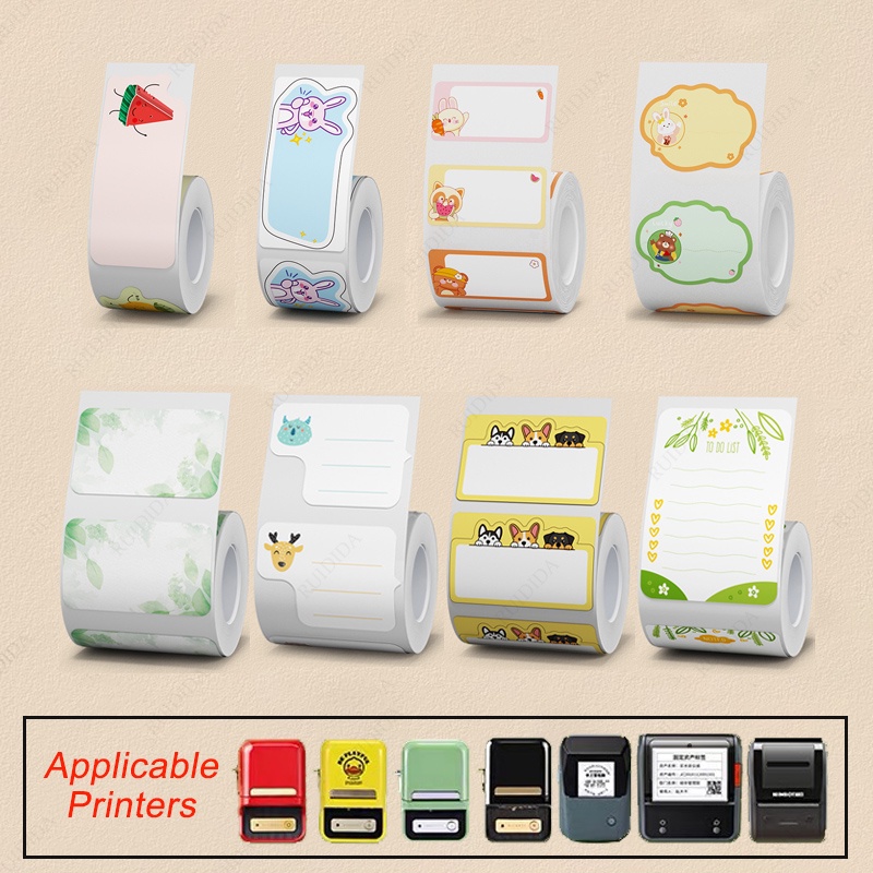 Niimbot B21/B3s/B203 Memo Meeting Sticker Series Label Paper for Meeting Memos กันน้ํา กันน้ํามัน กั