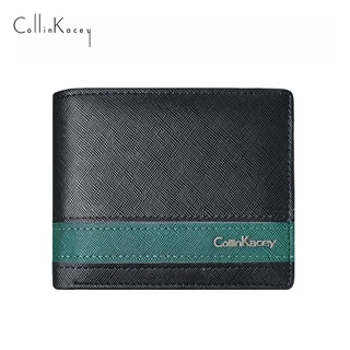 Collin Kacey S1 กระเป๋าสตางค์ผู้ชายใบสั้น กระเป๋าสตางค์แฟชั่นใหม่