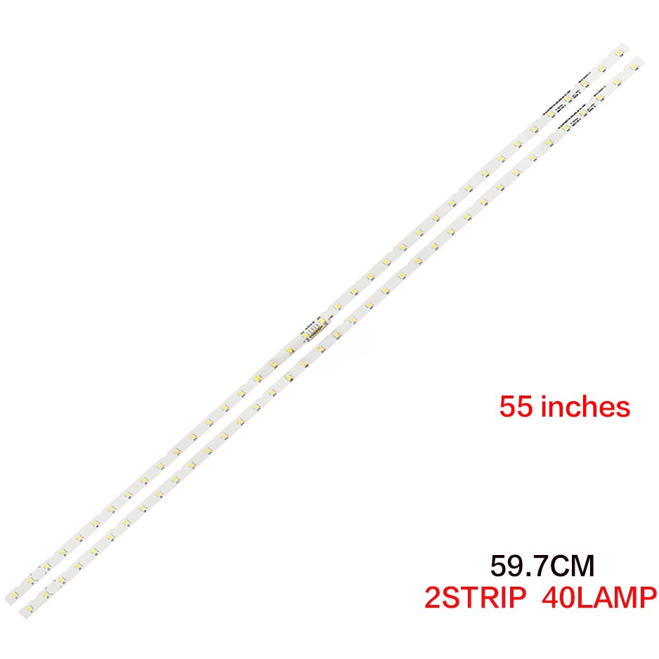 2pcs สําหรับ Samsung 43-49-50-55 นิ้ว UE49NU7175U LCD strip AOT-43-NU7100F BN96-45954A UE43NU7100U 7