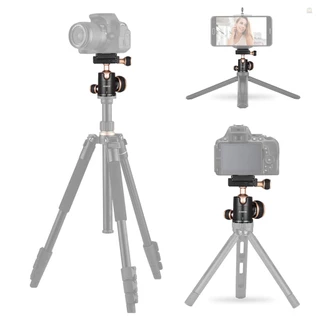 [Cameraworld]Andoer Q30 CNC Panorama ขาตั้งกล้องหัวบอลอลูมิเนียมอัลลอยด์วัสดุสูงสุด โหลด 5กิโลกรัม การหมุน 360 องศาพร้อมสกรู 1/4 นิ้ว 3/8 นิ้วรูสกรูแผ่นปลดเร็ว