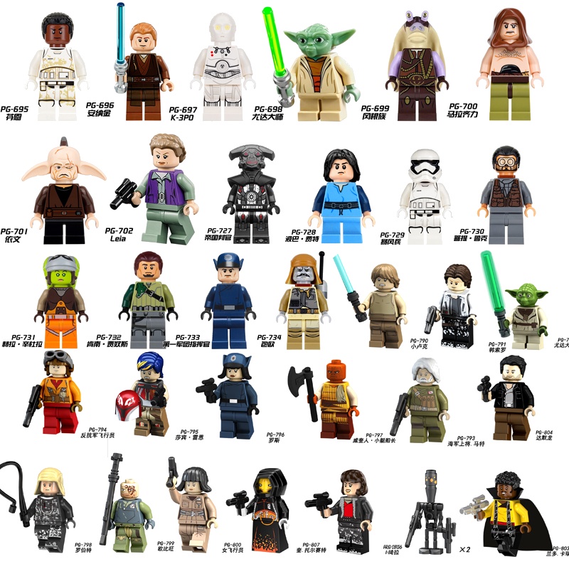 ของเล่นตัวต่อฟิกเกอร์ Star Wars ขนาดเล็ก สําหรับเด็ก
