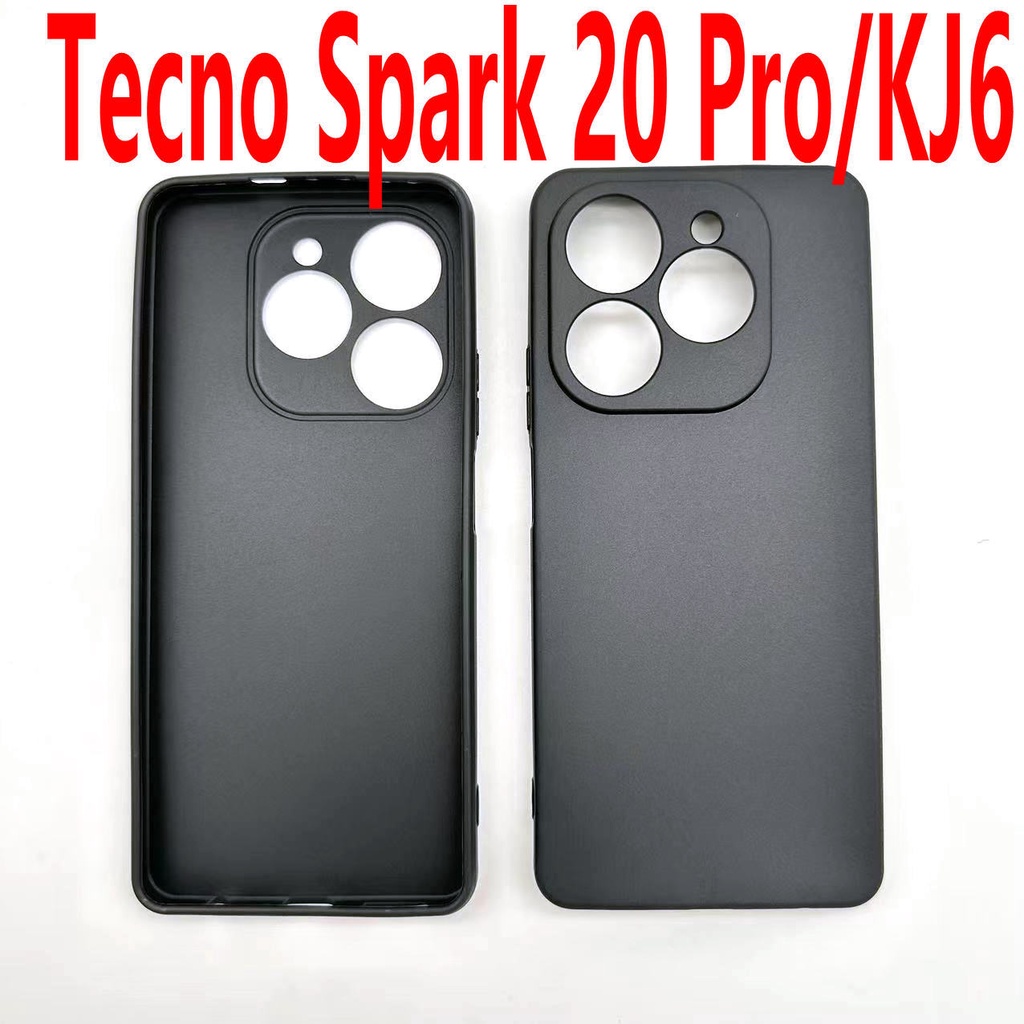 Tecno Spark 20 Pro KJ6 / Spark 20C BG7 / Spark 20 KJ5 เคสโทรศัพท์ ซิลิโคนนิ่ม เคสป้องกัน