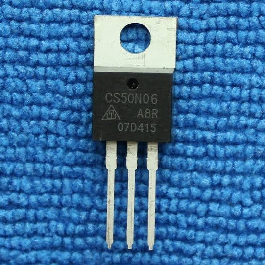 CS50N06 CS50N 06 CS 50N06 Mosfet N-Ch 50A 60v toSquiet 220 Crystalfilt