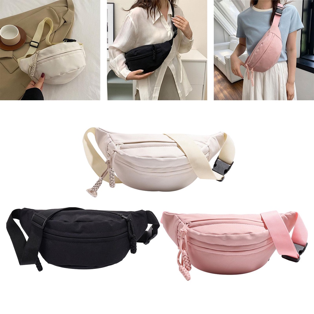 [Ĕф] กระเป๋าคาดเอว ใส่โทรศัพท์ กระเป๋าสตางค์ ลําลอง แฟชั่นผู้ชาย ผู้หญิง กระเป๋าสะพายไหล่ กระเป๋าคาดอก สําหรับวิ่ง แบกเป้ กีฬา เดินป่า