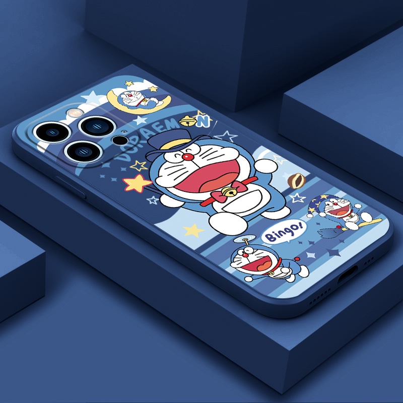 เคส Redmi 13 A3 13C 12 5G S2 MF031A ซิลิโคนโดราเอมอนทนต่อการตกปกอ่อนเคสโทรศัพท์