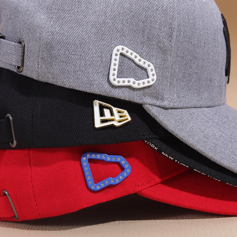 หมวกตกแต ่ งเครื ่ องประดับเข ็ มกลัดแฟชั ่ น Retro เบสบอลหมวกสี Badge Pin ของขวัญ - รูปที่ 2