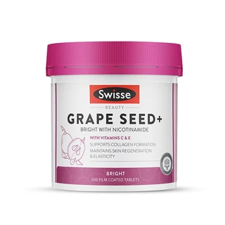 Swisse Beauty Grape Seed+ Bright with Nicotinamide เมล็ดองุ่น นิโคติน