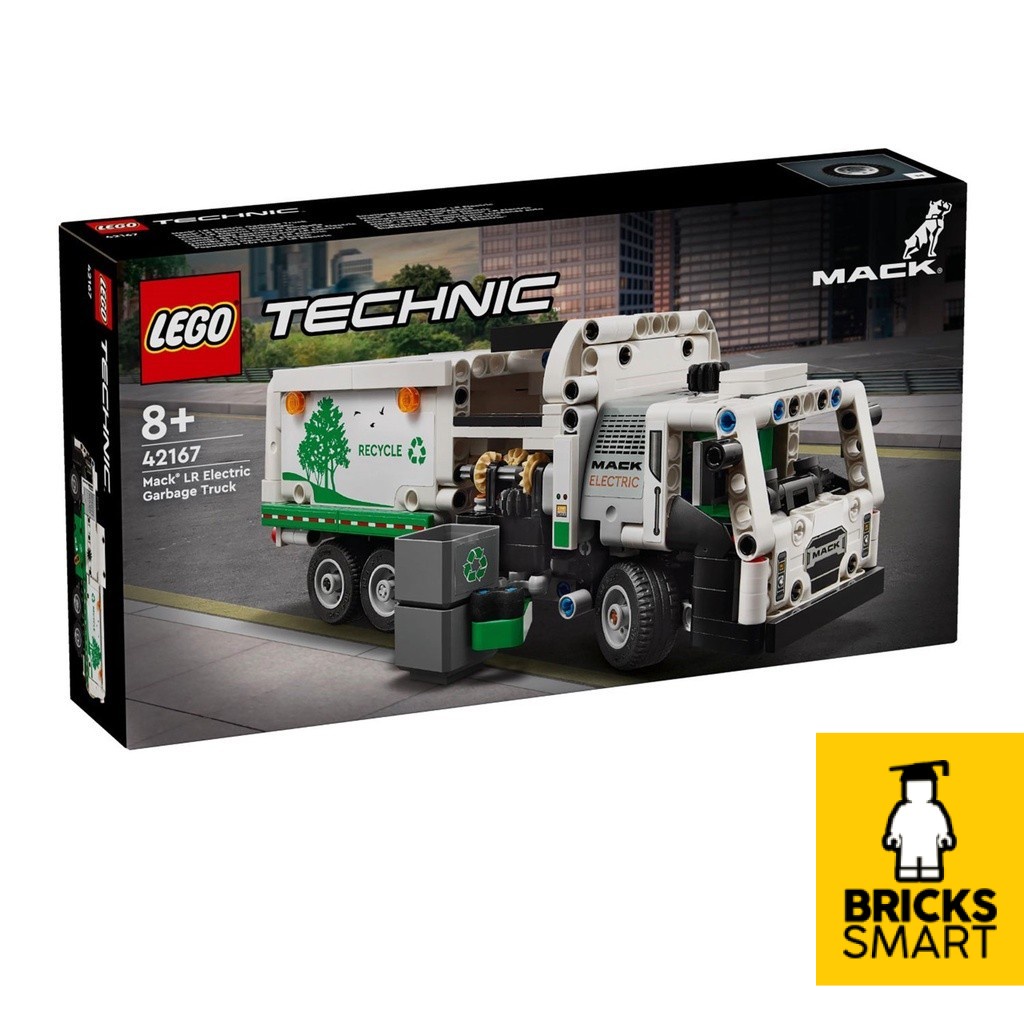 LEGO 42167 Technic Mack LR ชุดของเล่นรถบรรทุกขยะไฟฟ้า (503 ชิ้น)