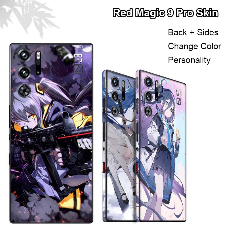 สติกเกอร์ฟิล์มกันรอยหน้าจอ ผิวด้าน ลายการ์ตูนเด็กผู้หญิง Nubia Red Magic 9 9S 8 8S 10 11 Pro Plus Redmagic 10 Air