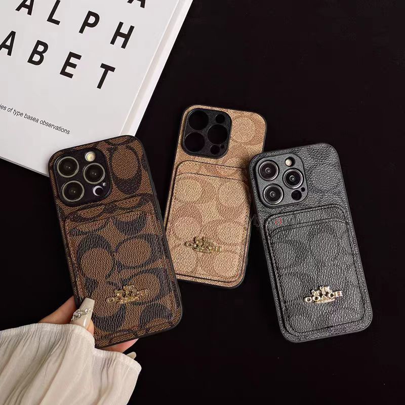 เคสโทรศัพท์มือถือหนัง แบบป้องกันเต็มเลนส์ พร้อมช่องใส่บัตร แฟชั่น สําหรับ iPhone 15 14 13 12 11 Pro Max 14 15 Plus