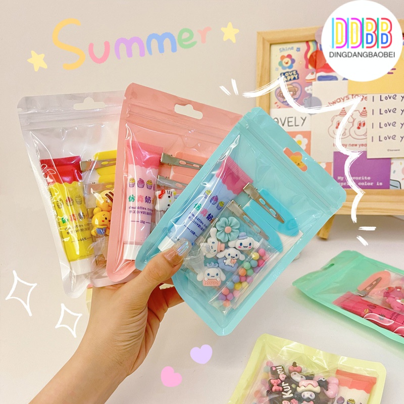 พร้อมส่ง กิ๊บติดผม กาวครีม เรซิน น่ารัก แฮนด์เมด DIY