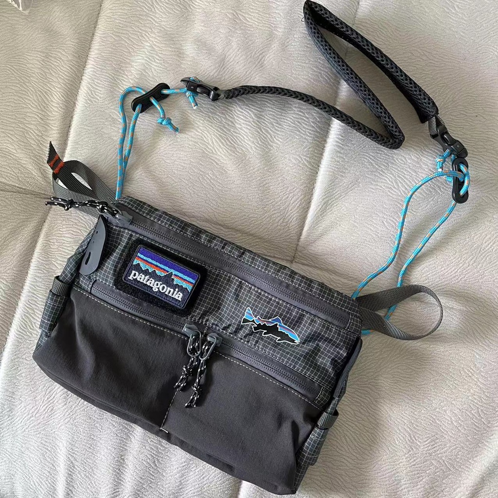 Patagonia กระเป๋าสะพายไหล่ สะพายข้าง ใส่โทรศัพท์มือถือ กันน้ํา แต่งซิป เหมาะกับวันวาเลนไทน์ วันเกิด วันหยุด สําหรับนักเรียน คู่รัก