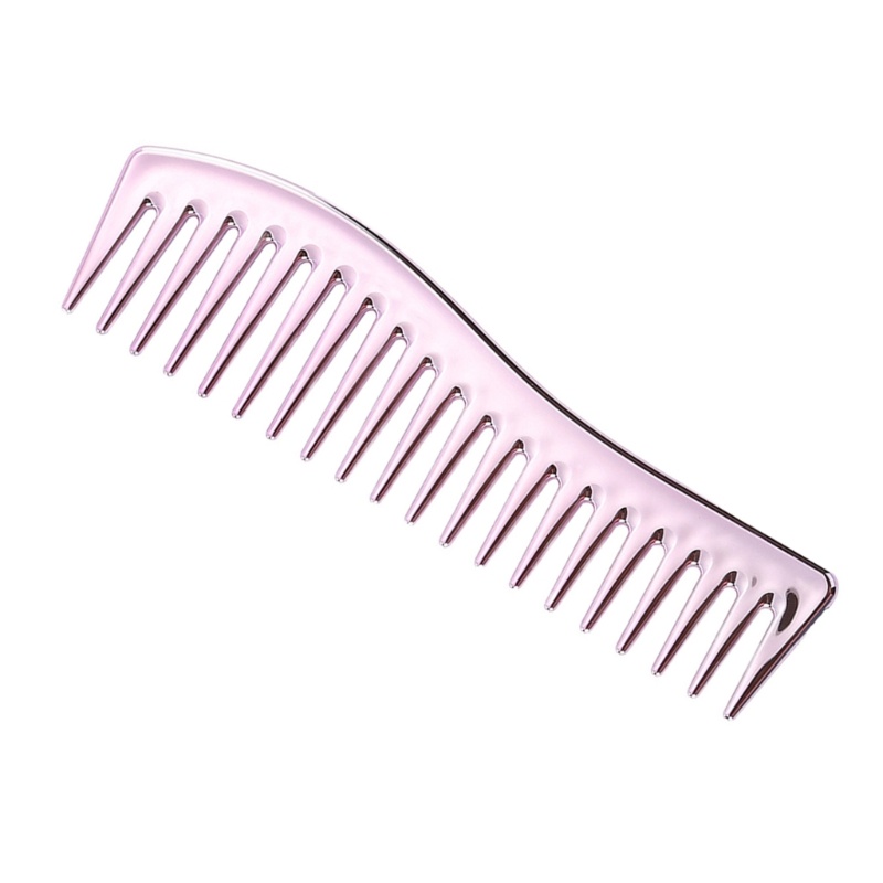 CI Electroplated หวีผมแปรงผมมืออาชีพร้านตัดผมหวีผมจัดแต่งทรงผม ราคา ถูกที่สุด ดีลบีเคเค แกลเลอรีภาพที่ 3
