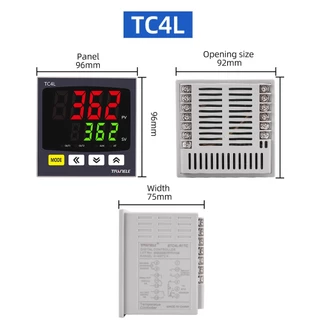 Dual output PID digital thermostat universal input TC4S TC4H TC4L TC4M temperature controller SSR relay 110VAC 220V
