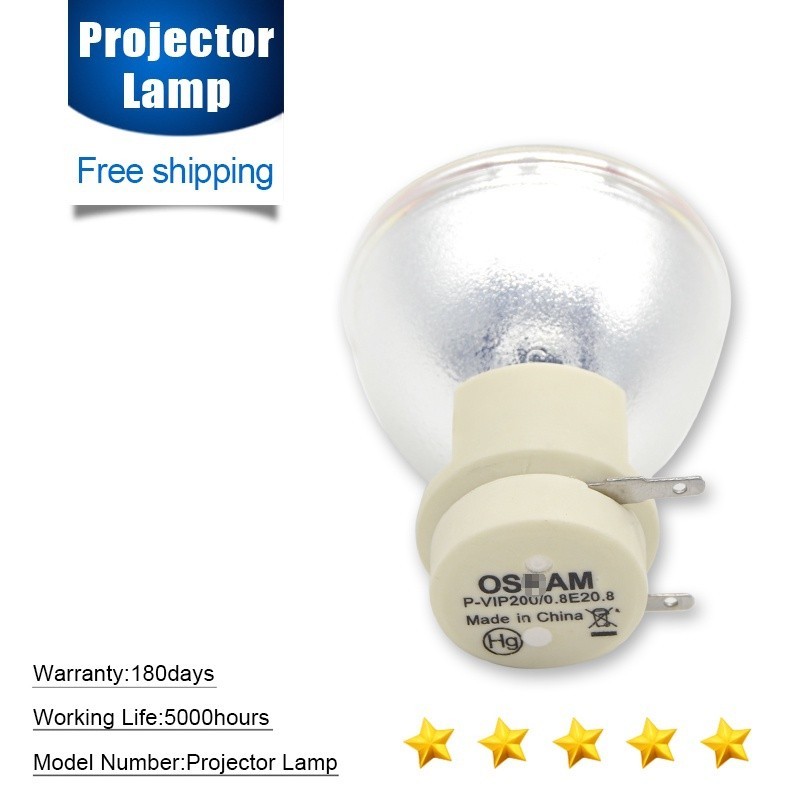 Osram P-VIP 200/0.8 E20.8 โปรเจคเตอร์ bould โคมไฟสําหรับ vivitek optoma โปรเจคเตอร์ 3XSI