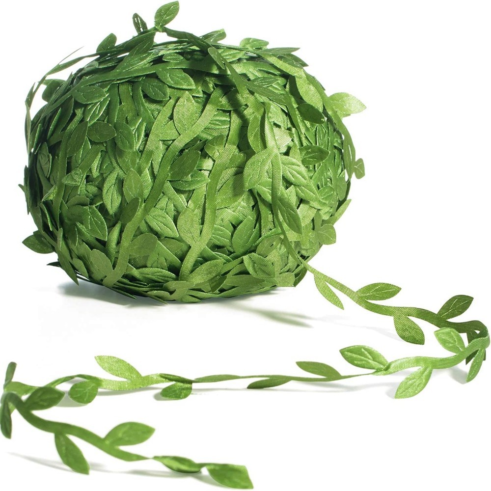 5M ประดิษฐ์หวายพืชตกแต่งบ้านผ้าไหมสีเขียวแขวน Vines ใบไม้ปลอม DIY พวงมาลัยใบสําหรับงานแต่งงานอุปกรณ์