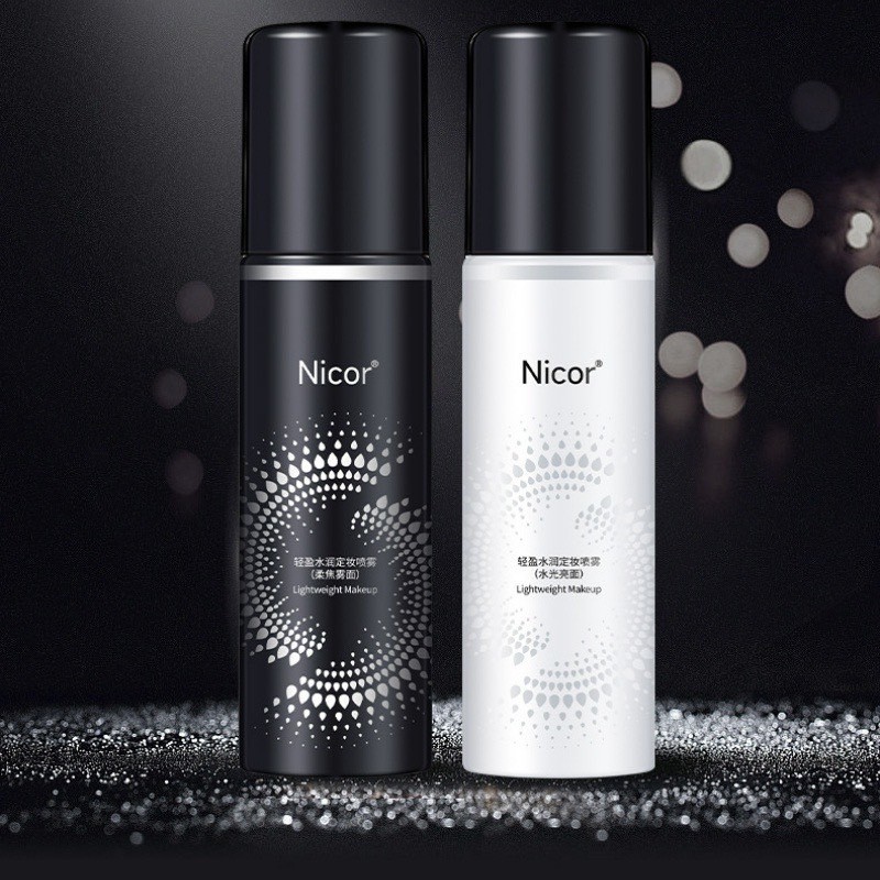 Nicor เซ็ตติ้งสเปรย์ล็อคเมทอัพ ช่วยให้เครื่องสำอางติดทน ควมคุมความมัน ไม่ไหลเยิ้มระหว่างวัน 100ml