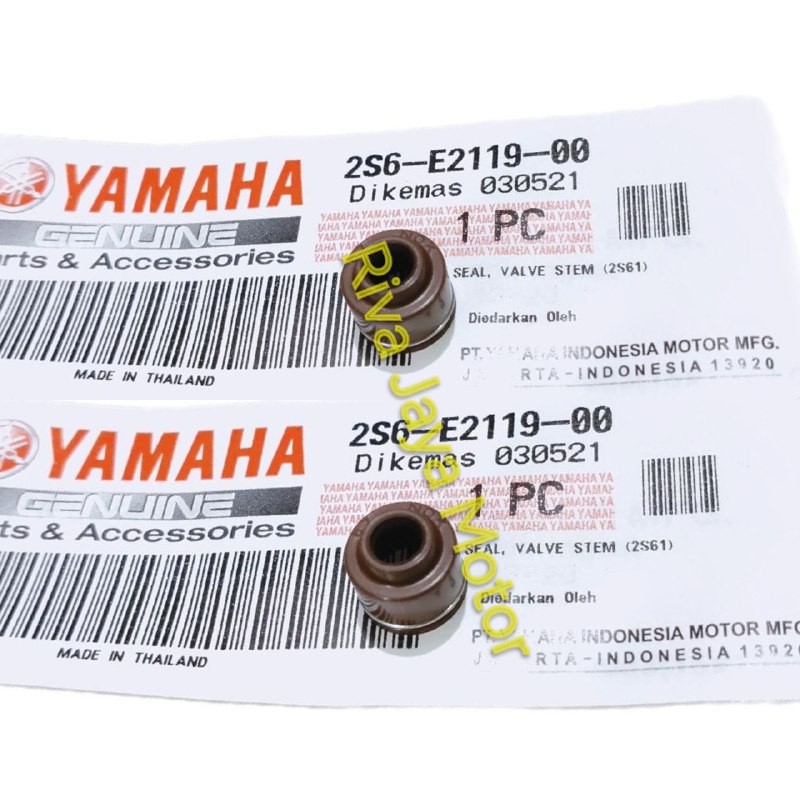 2 ชิ้น Original Yamaha อะไหล่แท้ Jupiter Mx Vixion วาล์วซีล 2S6-E2119-00