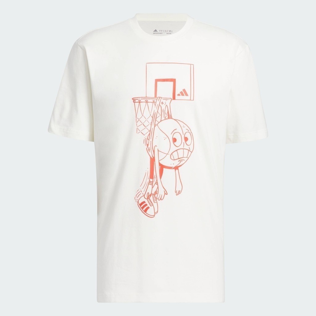 adidas Basketball Lil Stripe Wedgie Tee Men White IN6385