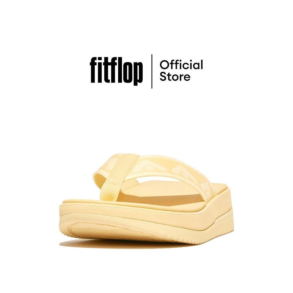 FITFLOP SURFF WEBBING TOE-POST รองเท้าแตะแบบหูหนีบผู้หญิง รุ่น HL4-A96 สี YELLOW