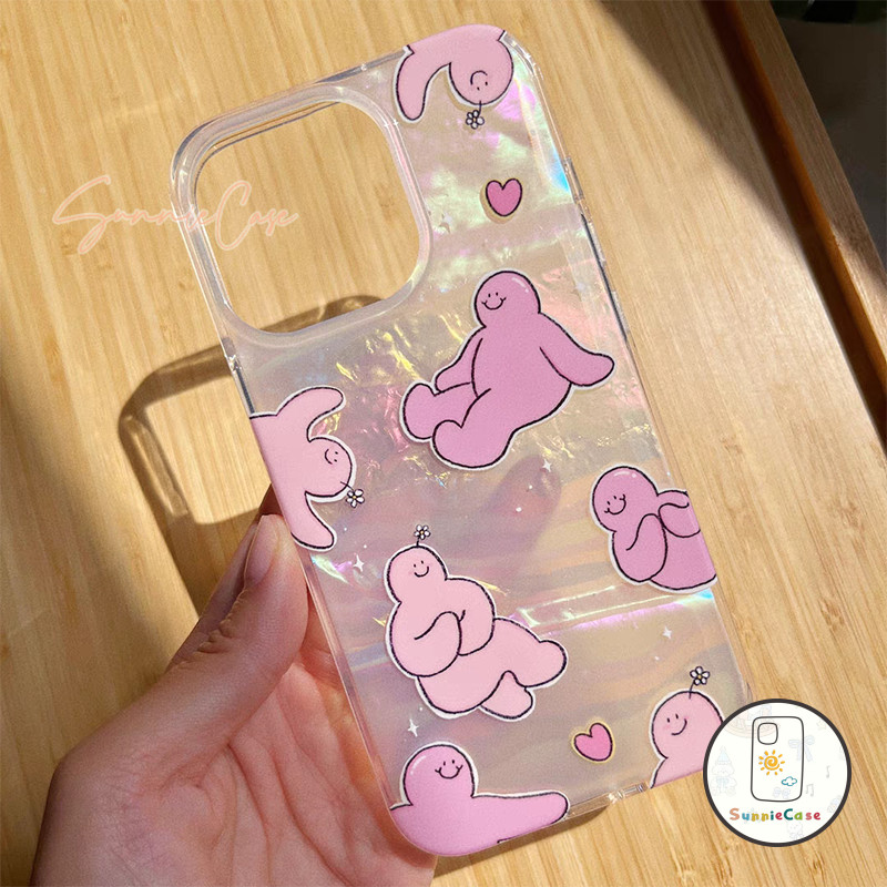 น่ารัก ผู้ชายยาง เคสไอโฟน16 สำหรับ IPhone 12 13 11 7Plus 15 16 14 Pro Max X XS XR 8Plus Max 7 8 15 Plus SE เปลือกนิ่ม