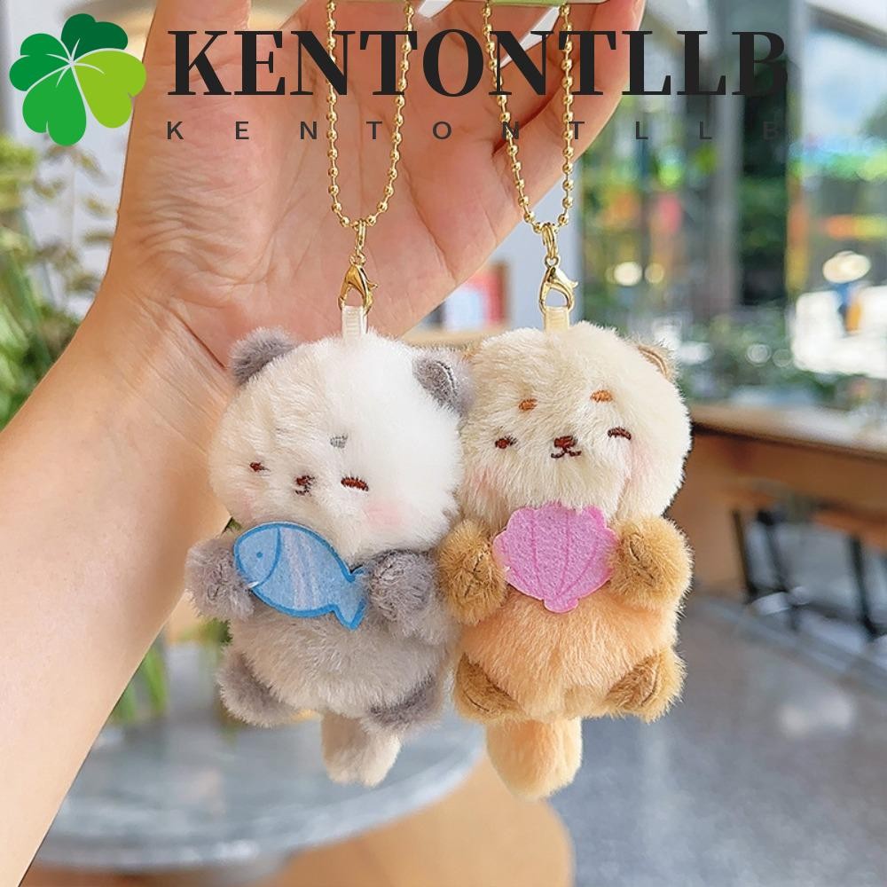 เคนตันtllb 2ชิ้น/เซ็ตนากพวงกุญแจ,แม่เหล็กแพนด้าตุ๊กตาสัตว์กุญแจหัวเข็มขัด,สร้างสรรค์สุนัขสไตล์เกาหลีหมีการ์ตูนคู่จี้ของขวัญ