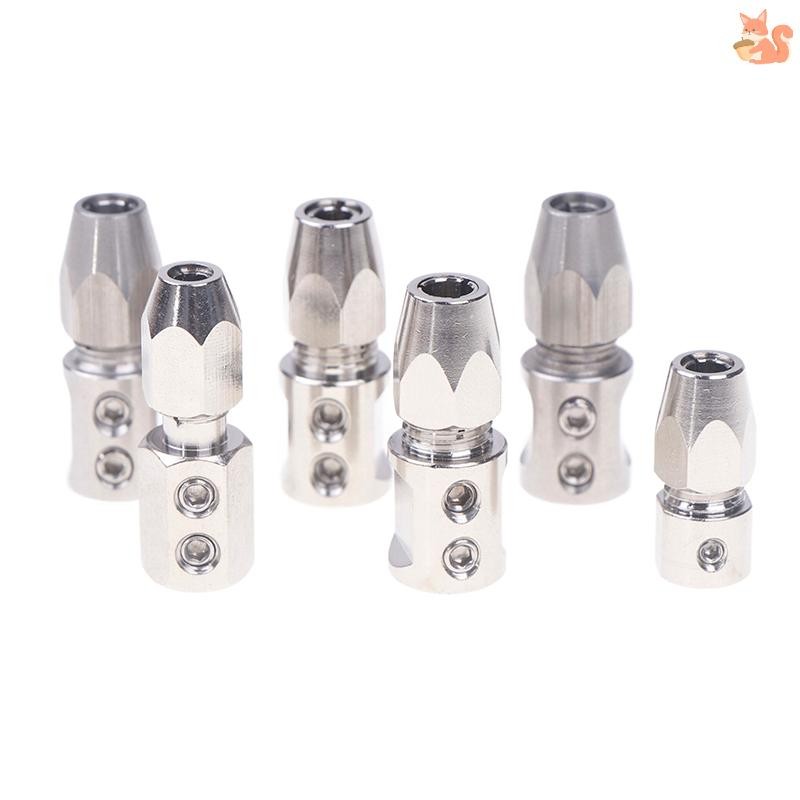 [BI] Rc เรือไฟฟ้า 3.18*4 4*4 5*4.76 มม.Flex Collet Coupler โลหะบวก/ย้อนกลับข้อต่อแบบยืดหยุ่น TH
