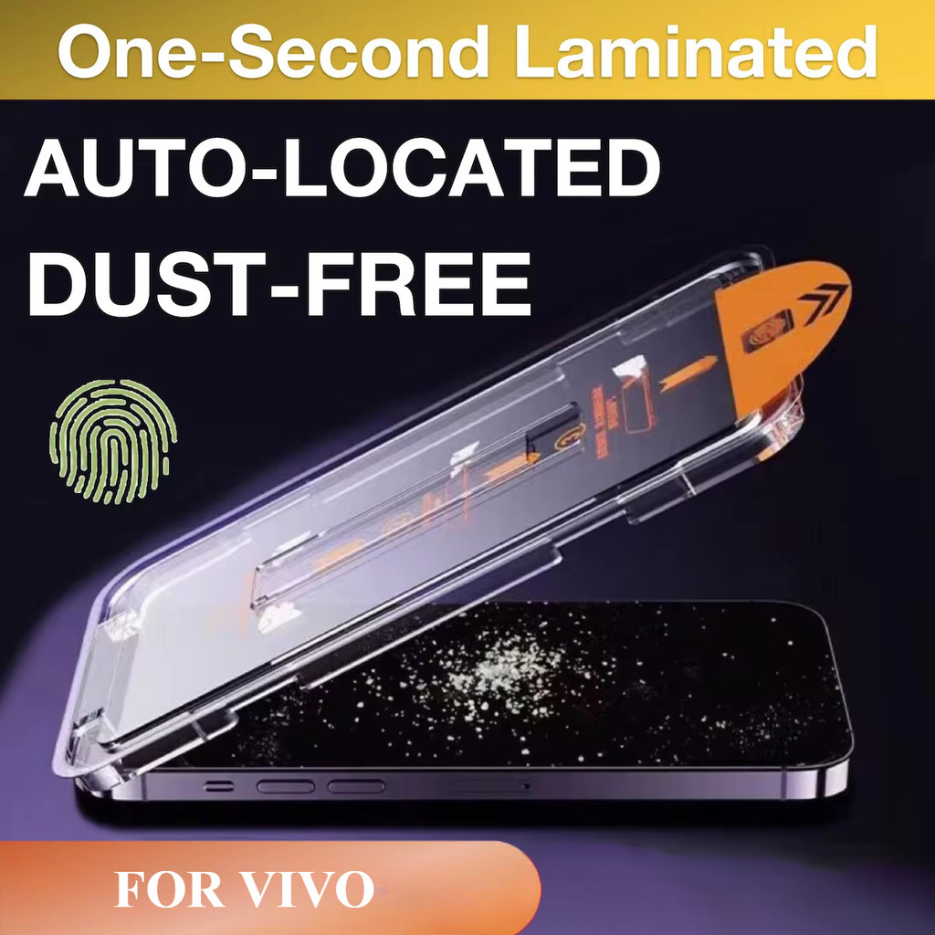 🚚COD🚚 HD กระจกนิรภัย for Vivo Y17S Y21 Y18 Y28 Y03 Y20 Y100 Y16 Y36 Y17 Y02S V21 Y27 Y33S 5G ติดตั้งง่าย ติดฟิล์มกันรอย