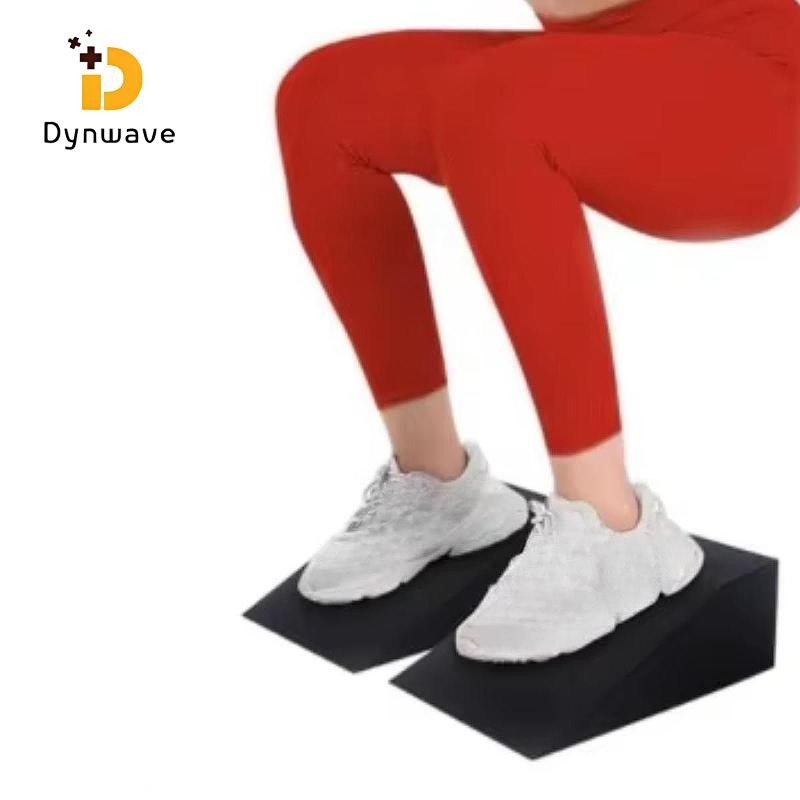 Dynwave 2 ชิ้น Squat Wedge Block EVA Foam Wedge สําหรับเพาะกายพิลาทิสออกกําลังกาย