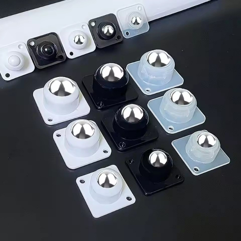 [ ที่โดดเด่น ] ลูกล้อลูกปัดหมุน 4 ชิ้น - รอกล่างตู้ - ลูกกลิ้งย้ายเฟอร์นิเจอร์ - ล้อสากลใบ้ - อุปกรณ์เสริมบ้าน - กาวในตัว ทนต่อการสึกหรอ - รูปที่ 7