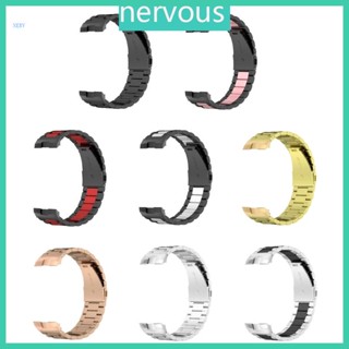 Nerv สายนาฬิกาข้อมือสเตนเลส ระบายอากาศ สําหรับ GT Cyber Bracelet