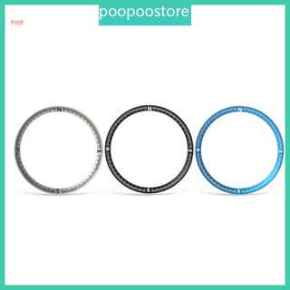 Poop ฝาครอบแหวนอลูมิเนียม ป้องกันรอยขีดข่วน สําหรับ Watch 5 Pro 45 มม.