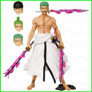 Yb2 โมเดลฟิกเกอร์ One Piece Roronoa Zoro สี่หัว ของเล่น ของสะสม สําหรับตกแต่งบ้าน BY2